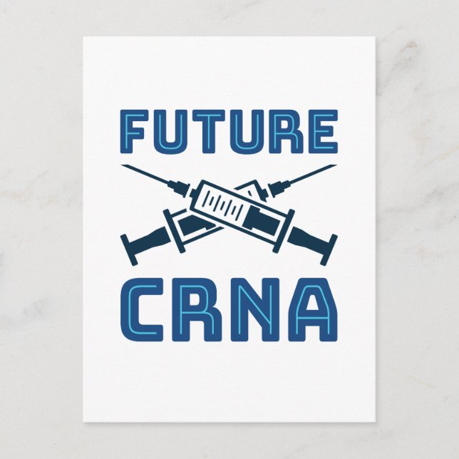 Carte Postale Infirmière de la CRNA (Devant)