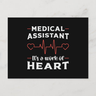 Carte Postale Infirmière en médecine cardiaque adjointe Médicale