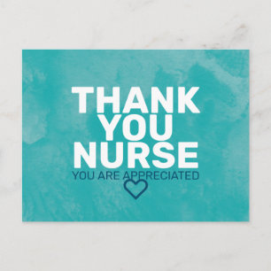 Carte Postale Infirmière Merci : Vous êtes apprécié dans le Turq