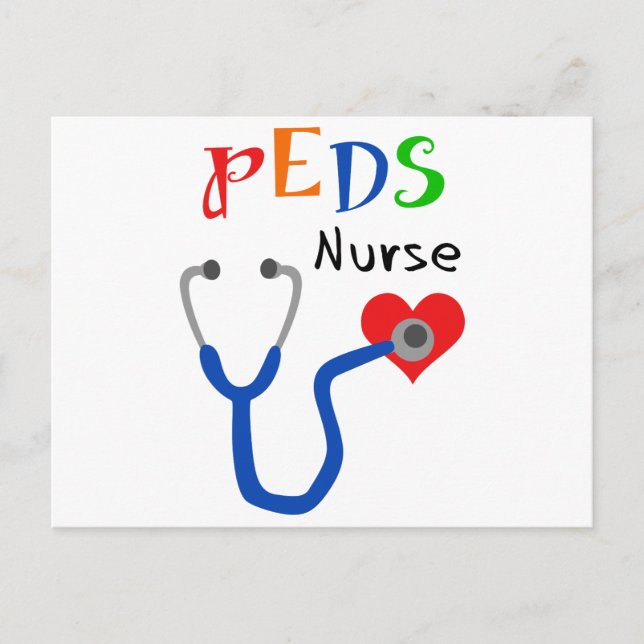 Carte Postale Infirmière PEDS (Devant)