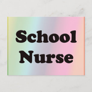 Carte Postale Infirmière scolaire