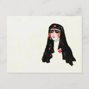Carte Postale Infirmière vintage