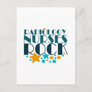 Carte Postale Infirmières en radiologie Rock