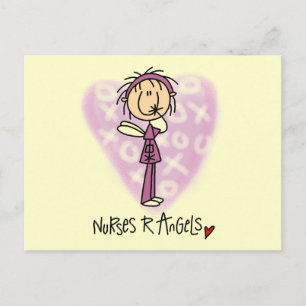 Carte Postale Infirmières R Anges T-shirts et cadeaux