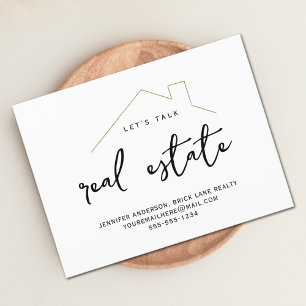 Carte Postale Informations de contact immobilier promotionnel