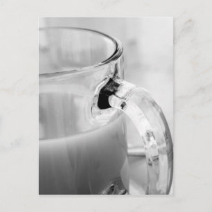 Carte Postale Infrarouge, Noir et Blanc, tasse, verre, café,
