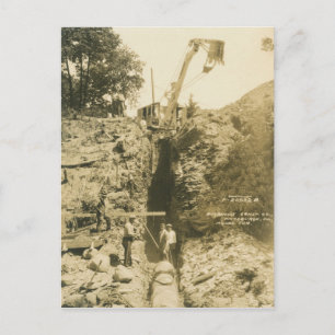 Carte Postale INGÉNIEUR D'EXPLOITATION D'UNE grue et D'UNE DOUCH