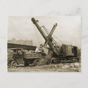 Carte Postale INGÉNIEUR D'EXPLOITATION D'UNE grue et D'UNE DOUCH