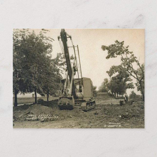 Carte Postale INGÉNIEUR D'EXPLOITATION D'UNE grue et D'UNE NAVIR (Devant)