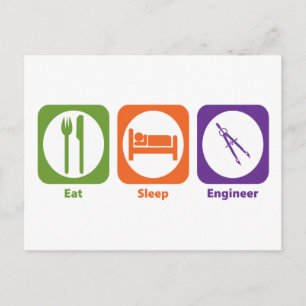 Carte Postale Ingénieur du sommeil