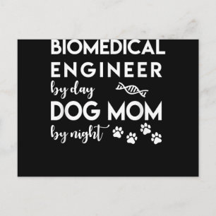 Carte Postale Ingénieure biomédicale Maman de chien Amoureuse de
