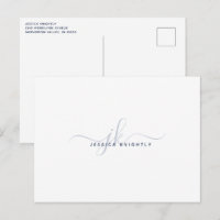 Initiales élégantes en écriture moderne monogramme