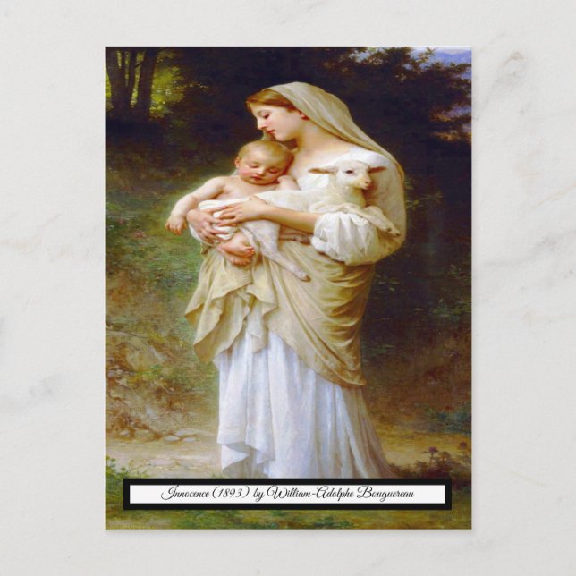 Carte Postale Innocence de Bouguereau (Devant)