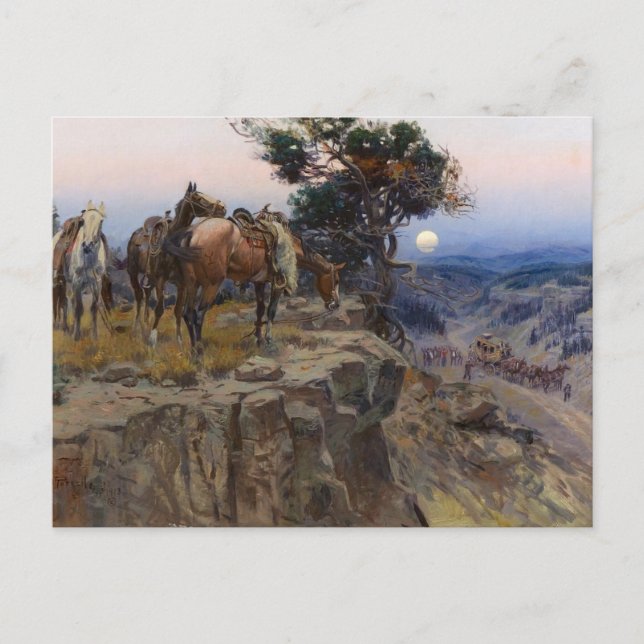 Carte Postale "Innocent Allies" de Charles M Russell (Devant)