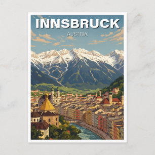 Carte Postale Innsbruck Autriche Travel