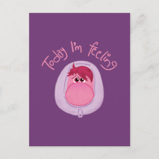 Carte Postale Inside Out 2 Aujourd’hui, je me sens embarrassé