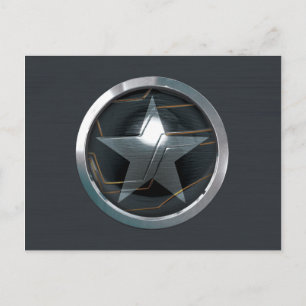 Carte Postale Insigne d'icône du soldat d'hiver