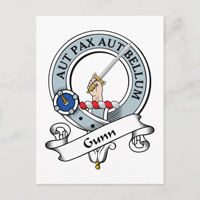 Carte Postale Insigne du clan de l'arme (Devant)