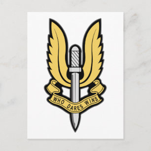 Carte Postale Insigne SAS