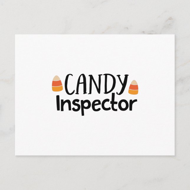 Carte Postale Inspecteur des bonbons (Devant)