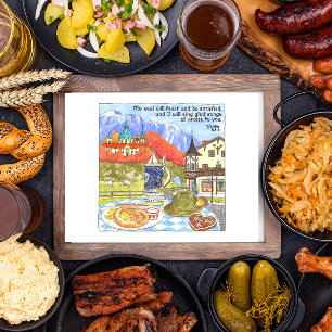 Carte postale inspirante d'Oktoberfest