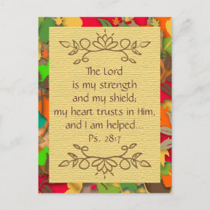 Carte Postale Inspiration-confiance dans la Lord-Postcard