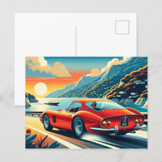Carte Postale Inspiration Ferrari 250 GTO
