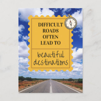 Carte postale Inspiration Life Motto