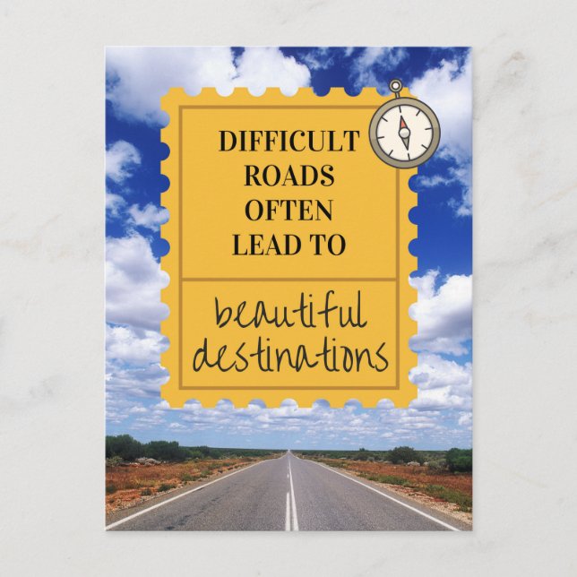 Carte postale Inspiration Life Motto (Devant)