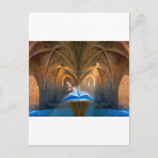 Carte Postale inspiration sacrée de l'art 3d