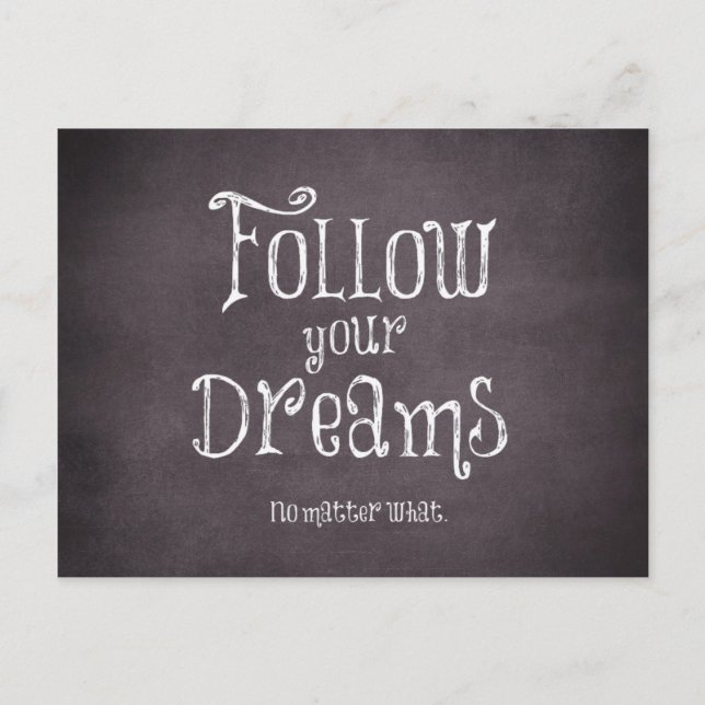 Carte Postale Inspiration Suivez votre devis Dreams (Devant)