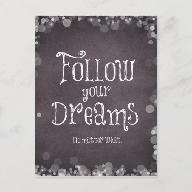 Carte Postale Inspiration Suivez votre devis Dreams (Devant)