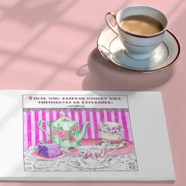 Carte postale Inspiration Tea Party (Créateur téléchargé)