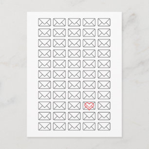 Carte Postale Inspirational I Love vous note