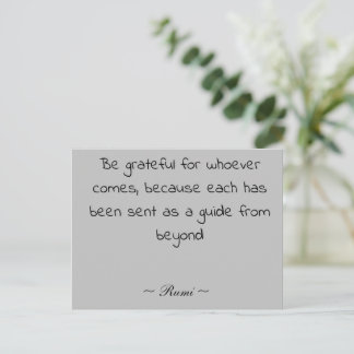 Carte Postale Inspirationnel