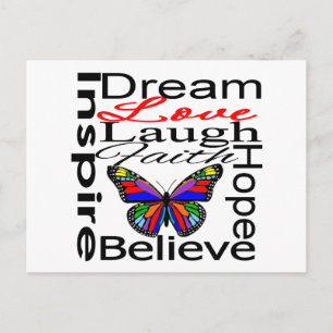 Carte Postale Inspire Collage