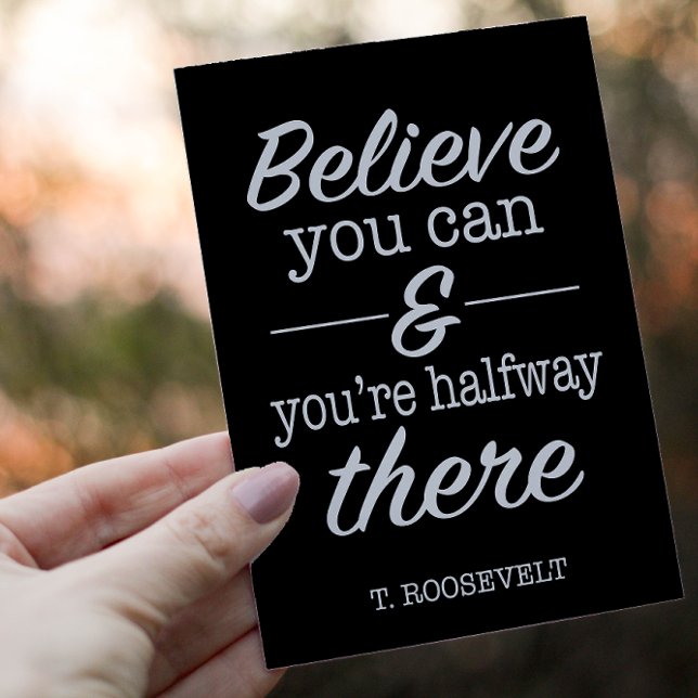 Carte Postale Inspirer Croire En Vous-Même Motivationnel (Wake up be inspired, seize the day and feel rejuvenated with this sensational postcard. )