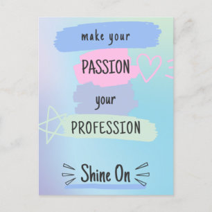 Carte Postale Inspirer La Citation Motivationnelle Sur La Passio