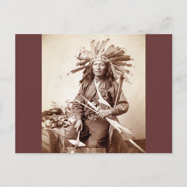 Carte Postale Instigateur de la révolution indienne, 1890 (Devant)