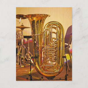 Carte Postale Instrument en laiton Tuba