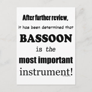 Carte Postale Instrument le plus important