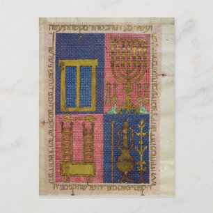 Carte Postale Instruments du Temple