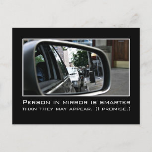 Carte Postale Intelligence : Je suis vraiment plus intelligent q