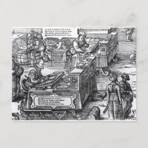 Carte Postale Intérieur de la banque