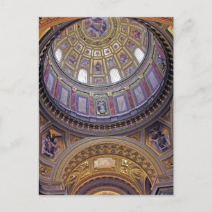 Carte Postale Intérieur de la basilique Saint-Étienne, Budapest(