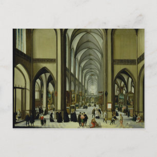Carte Postale Intérieur de la cathédrale d'Anvers