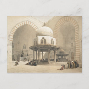 Carte Postale Intérieur de la mosquée du Sultan El Ghoree, Ca