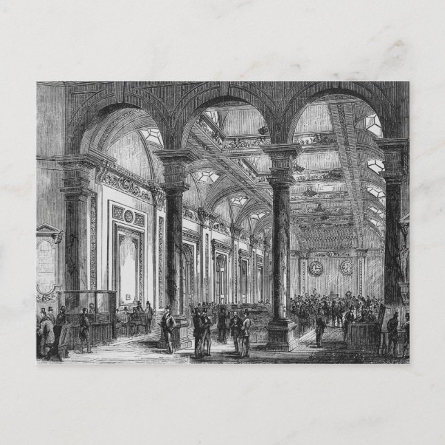 Carte Postale Intérieur de Lloyd's de Londres (Devant)