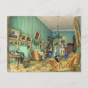 Carte Postale Intérieur du salon, 1847