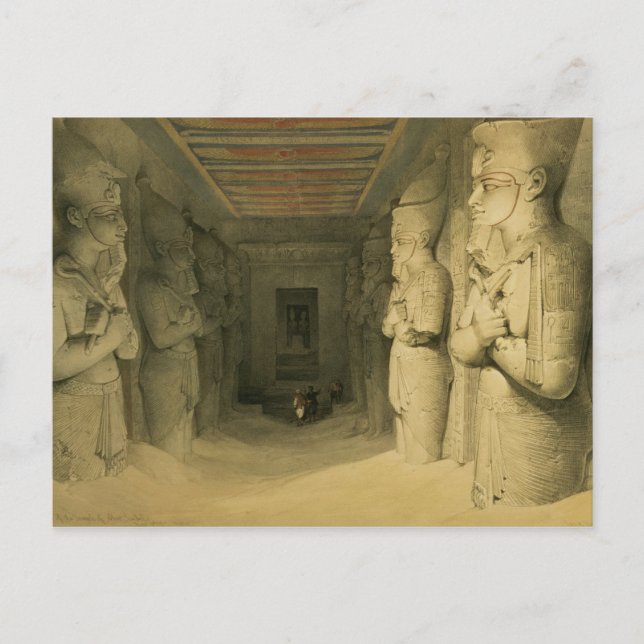 Carte Postale Intérieur du Temple d'Abu Simbel, de "Egypt (Devant)